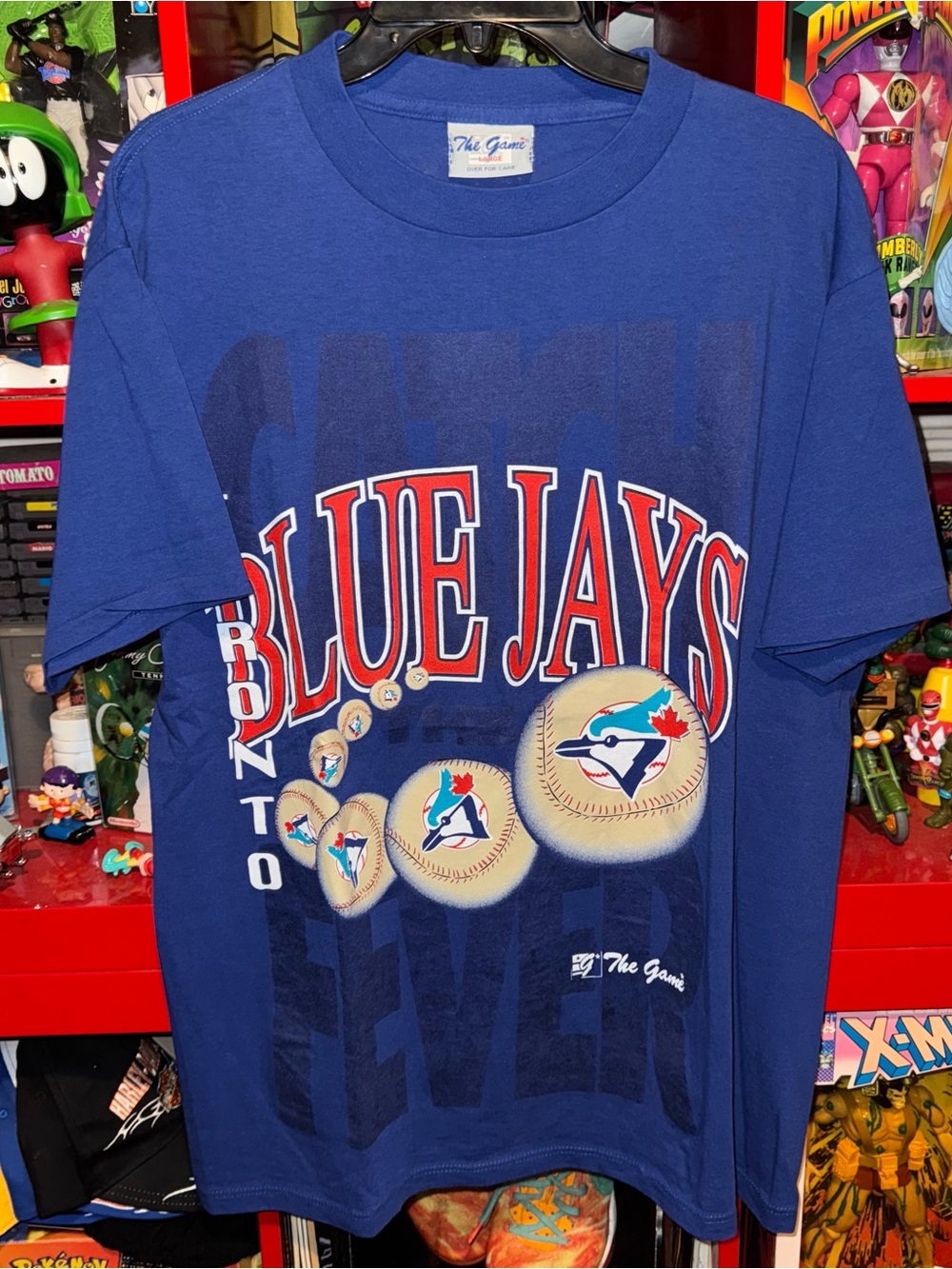 Vintage 90’s The Game x Toronto Blue Jays x “Catch The Fever”  T-shirt